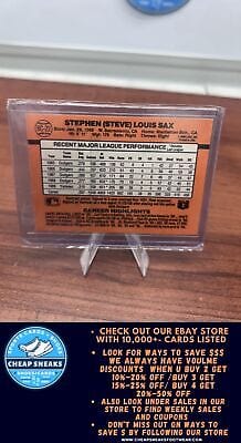 Cheap Sneaks Footwear/Sports Cards Baseball Card Steve Sax 1990 Donruss Bonus MVP's #BC-22 New York Yankees
