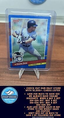 Cheap Sneaks Footwear/Sports Cards Baseball Card Steve Sax 1991 Donruss #48b New York Yankees
