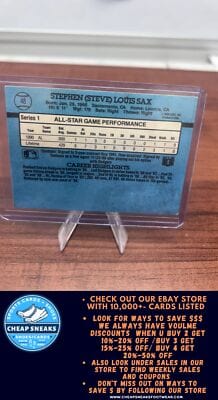 Cheap Sneaks Footwear/Sports Cards Baseball Card Steve Sax 1991 Donruss #48b New York Yankees