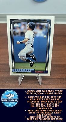 Cheap Sneaks Footwear/Sports Cards Baseball Card Steve Sax 1992 Topps #430 New York Yankees