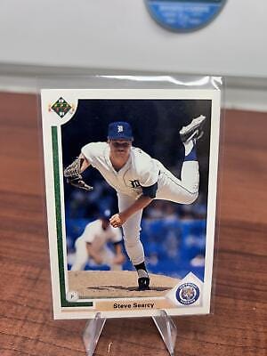 Cheap Sneaks Footwear/Sports Cards Baseball Card Steve Searcy 1991 Upper Deck #338d Detroit Tigers