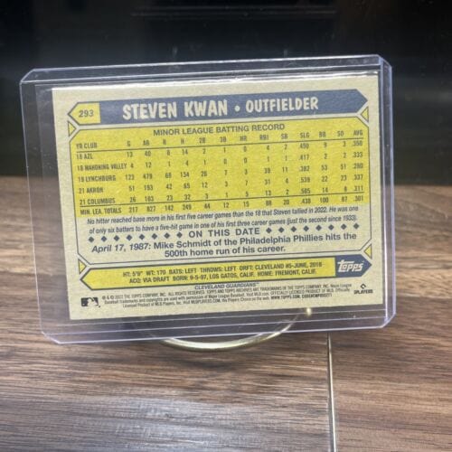 Cheap Sneaks Footwear/Sports Cards Baseball Card Steven Kwan Cleveland Guardians ROOKIE RC 2022 Topps Archives #293