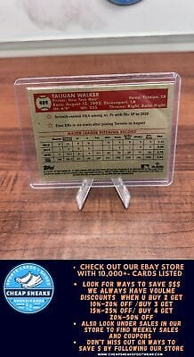 Cheap Sneaks Footwear/Sports Cards Baseball Card Taijuan Walker 2021 Topps Chrome Platinum Anniversary #489 New York Me