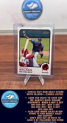 Cheap Sneaks Footwear/Sports Cards Baseball Card Taijuan Walker 2022 Topps Heritage #126 New York Mets