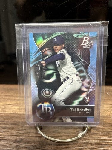 Cheap Sneaks Footwear/Sports Cards Baseball Card Taj Bradley 2023 Bowman Platinum Tampa Bay Rays Rookie Baseball Card #