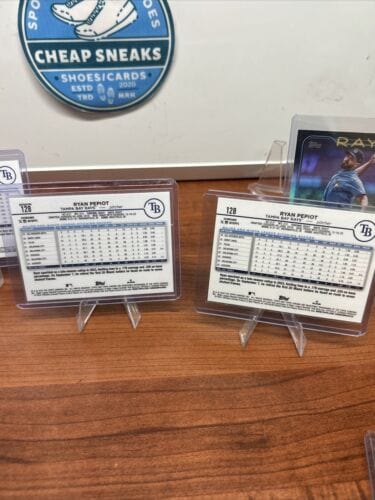 Cheap Sneaks Footwear/Sports Cards Baseball Card Tampa Bay Rays 2024 Topps Logofractor/Refractor Lot Pepiot,Lopez RC, C