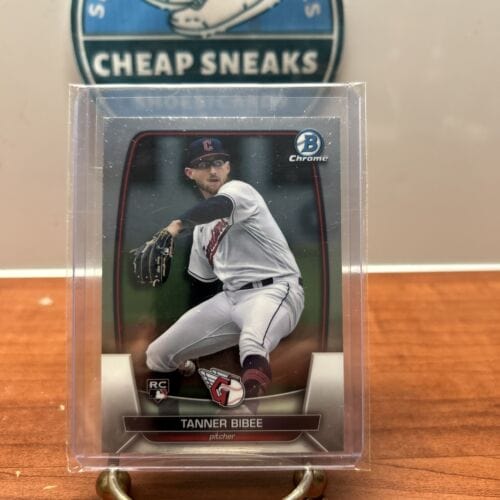 Cheap Sneaks Footwear/Sports Cards Baseball Card Tanner Bibee Bowman Chrome #88 (RC) Cleveland Guardians
