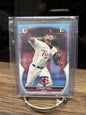 Cheap Sneaks Footwear/Sports Cards Baseball Card Tanner Hall 2023 Bowman Draft 1st Sky Blue Border Paper 309/499 Minnes
