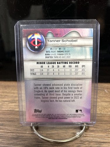 Cheap Sneaks Footwear/Sports Cards Baseball Card Tanner Schobel 2023 Bowman Platinum Minnesota Twins Baseball Card #Top