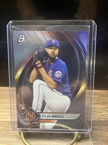 Cheap Sneaks Footwear/Sports Cards Baseball Card Taylor Megill (RC) 2022 Bowman Platinum Rookie Card #63 Mets