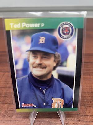 Cheap Sneaks Footwear/Sports Cards Baseball Card Ted Power 1989 Donruss #153 Detroit Tigers