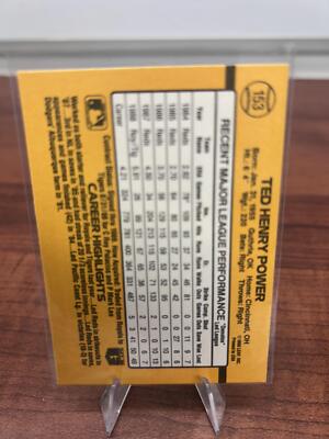 Cheap Sneaks Footwear/Sports Cards Baseball Card Ted Power 1989 Donruss #153 Detroit Tigers