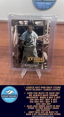 Cheap Sneaks Footwear/Sports Cards Baseball Card Ted Williams 2024 Topps Grand Gamers #GOG-15 Boston Red Sox