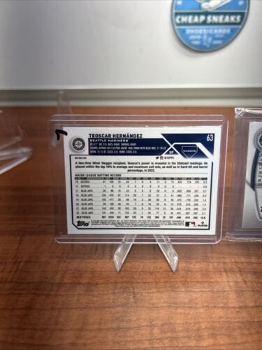 Cheap Sneaks Footwear/Sports Cards Baseball Card Teoscar Hernandez 2023 Topps Chrome B Silver Refractor #63+ Bonus Card