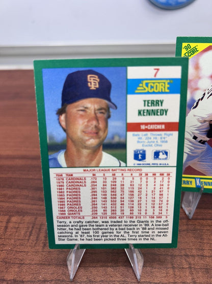 Cheap Sneaks Footwear/Sports Cards Baseball Card Terry Kennedy 1990 Score #7 San Francisco Giants