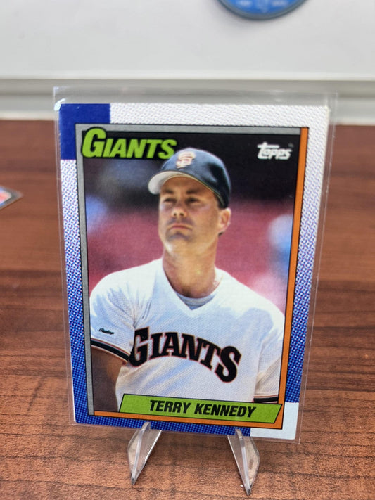 Cheap Sneaks Footwear/Sports Cards Baseball Card Terry Kennedy 1990 Topps #372 San Francisco Giants