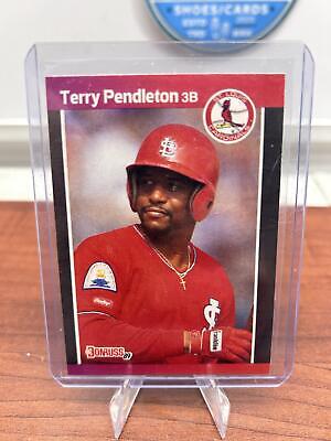 Cheap Sneaks Footwear/Sports Cards Baseball Card Terry Pendleton 1989 Donruss #230a St. Louis Cardinals