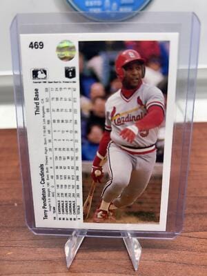 Cheap Sneaks Footwear/Sports Cards Baseball Card Terry Pendleton 1990 Upper Deck #469 St. Louis Cardinals