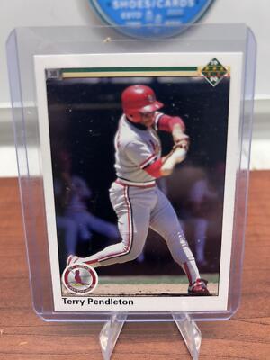 Cheap Sneaks Footwear/Sports Cards Baseball Card Terry Pendleton 1990 Upper Deck #469 St. Louis Cardinals