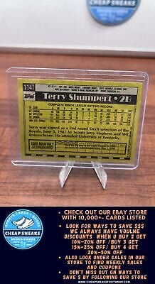 Cheap Sneaks Footwear/Sports Cards Baseball Card Terry Shumpert RC 1990 Topps Traded #114T Kansas City Royals