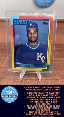 Cheap Sneaks Footwear/Sports Cards Baseball Card Terry Shumpert RC 1990 Topps Traded #114T Kansas City Royals