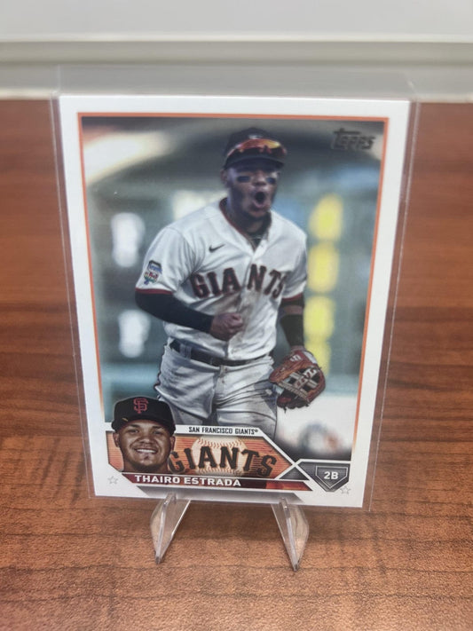 Cheap Sneaks Footwear/Sports Cards Baseball Card Thairo Estrada 2023 Topps #560 San Francisco Giants