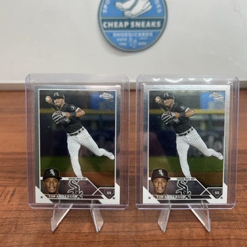 Cheap Sneaks Footwear/Sports Cards Baseball Card TIM ANDERSON 2023 Topps Chrome Baseball #211 Chicago White Sox+ Bonus