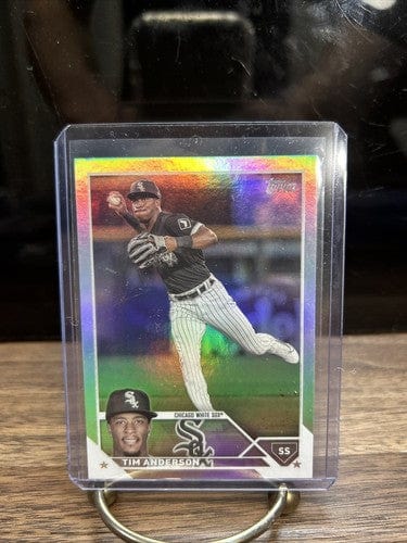 Cheap Sneaks Footwear/Sports Cards Baseball Card Tim Anderson 2023 Topps Series 1Rainbow Foil Baseball Card #282 Mint C