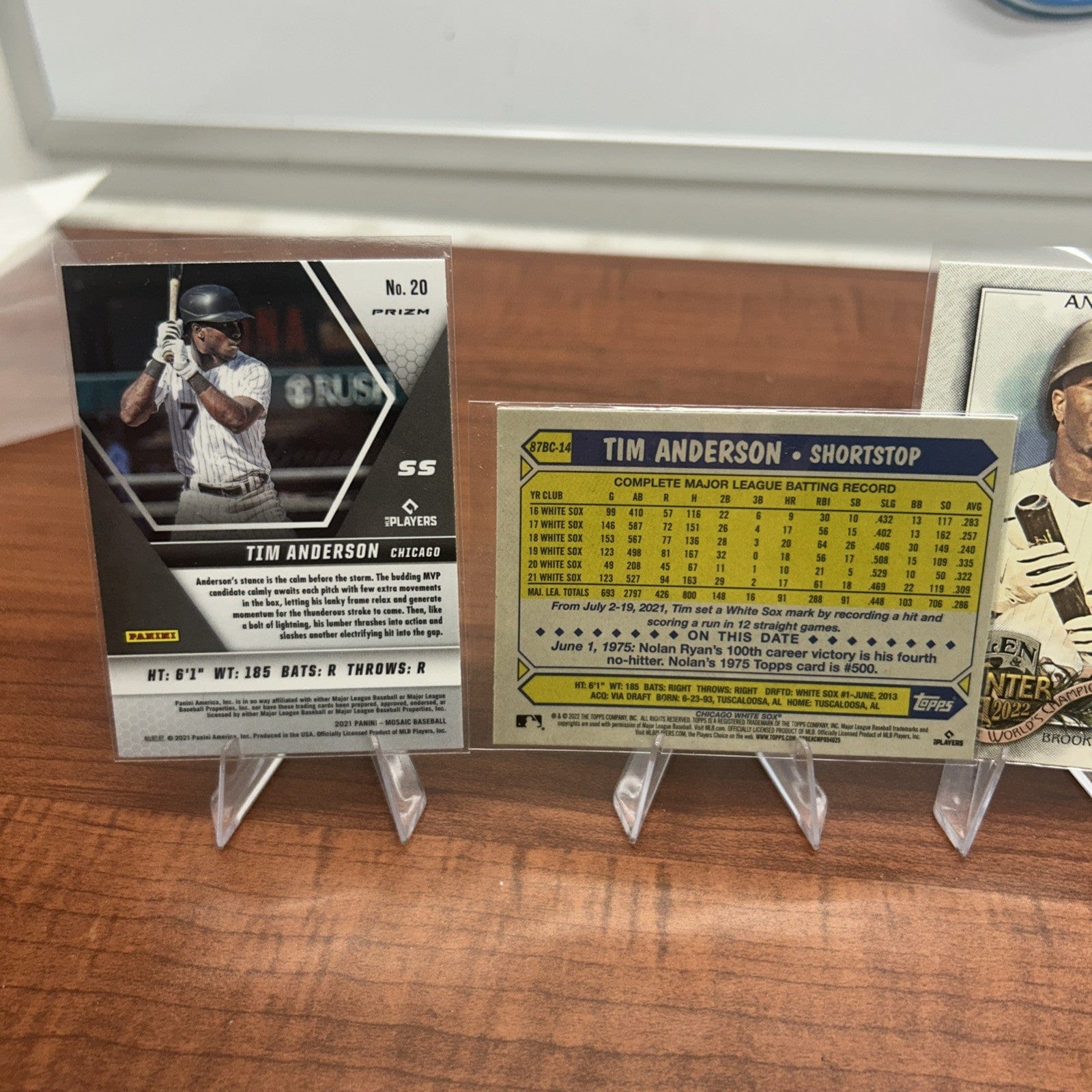 Cheap Sneaks Footwear/Sports Cards Baseball Card Tim Anderson Lot (6) Chicago White Sox 2022 Topps Chrome, Allen &Ginte