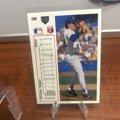 Cheap Sneaks Footwear/Sports Cards Baseball Card Tim Crews 1990 Upper Deck #670 91 Upper Deck Los Angeles Dodgers Baseb
