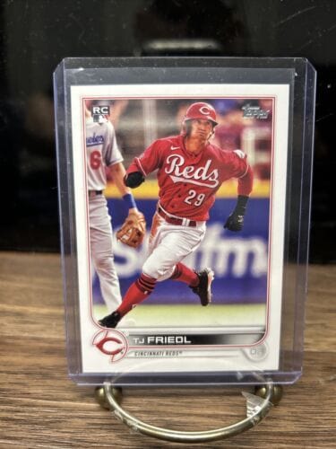 Cheap Sneaks Footwear/Sports Cards Baseball Card TJ FRIEDL 2022 Topps Series 2 Cincinnati Reds Rookie  Baseball Card #5