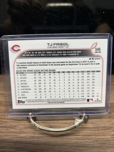 Cheap Sneaks Footwear/Sports Cards Baseball Card TJ FRIEDL 2022 Topps Series 2 Cincinnati Reds Rookie  Baseball Card #5