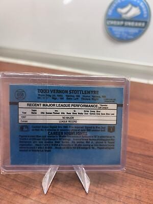 Cheap Sneaks Footwear/Sports Cards Baseball Card Todd Stottlemyre RC 1988 Donruss #658b Toronto Blue Jays