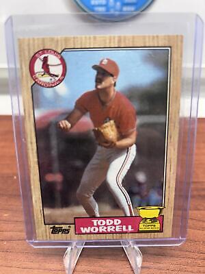 Cheap Sneaks Footwear/Sports Cards Baseball Card Todd Worrell 1987 Topps #465 St. Louis Cardinals