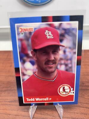 Cheap Sneaks Footwear/Sports Cards Baseball Card Todd Worrell 1988 Donruss #386b St. Louis Cardinals