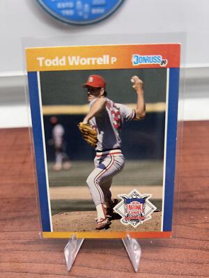 Cheap Sneaks Footwear/Sports Cards Baseball Card Todd Worrell 1989 Donruss All-Stars #60 St. Louis Cardinals
