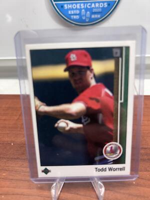 Cheap Sneaks Footwear/Sports Cards Baseball Card Todd Worrell 1989 Upper Deck #512 St. Louis Cardinals