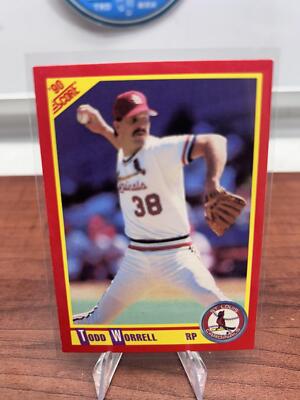 Cheap Sneaks Footwear/Sports Cards Baseball Card Todd Worrell 1990 Score #392 St. Louis Cardinals