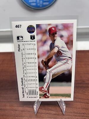 Cheap Sneaks Footwear/Sports Cards Baseball Card Todd Worrell 1990 Upper Deck #467 St. Louis Cardinals