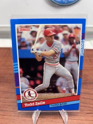 Cheap Sneaks Footwear/Sports Cards Baseball Card Todd Zeile 1991 Donruss #71a St. Louis Cardinals