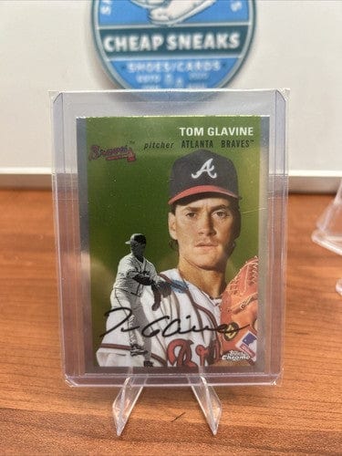Cheap Sneaks Footwear/Sports Cards Baseball Card Tom Glavine 2023 Topps Chrome Platinum Anniversary  Atlanta Braves #44
