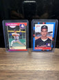 Cheap Sneaks Footwear/Sports Cards Baseball Card Tom Glavine HOF Atlanta Braves Lot(2) 1988 Donruss RC#644, 1989 Donrus
