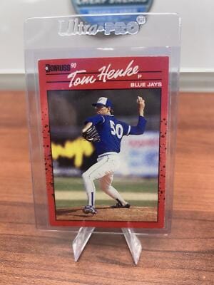 Cheap Sneaks Footwear/Sports Cards Baseball Card Tom Henke 1990 Donruss #349b Toronto Blue Jays