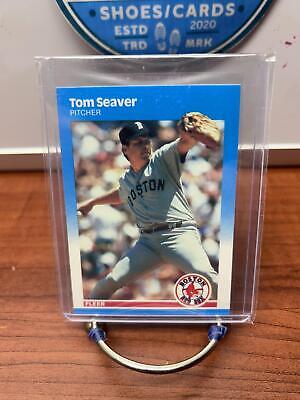 Cheap Sneaks Footwear/Sports Cards Baseball Card Tom Seaver 1987 Fleer #45 Boston Red Sox