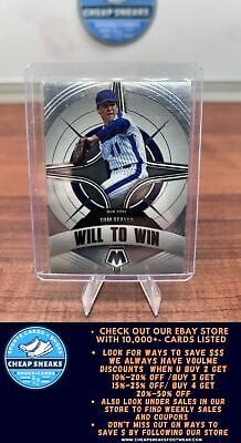 Cheap Sneaks Footwear/Sports Cards Baseball Card Tom Seaver 2022 Panini Mosaic Will to Win #WW-11 New York Mets
