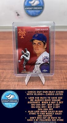 Cheap Sneaks Footwear/Sports Cards Baseball Card Tom Seaver 2023 Topps Chrome Platinum Anniversary #446 New York Mets