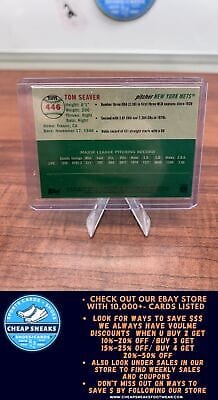 Cheap Sneaks Footwear/Sports Cards Baseball Card Tom Seaver 2023 Topps Chrome Platinum Anniversary #446 New York Mets