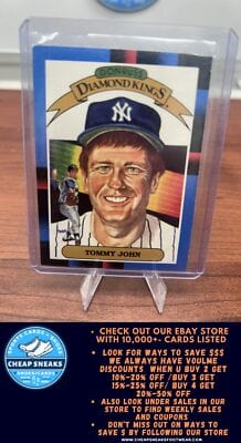 Cheap Sneaks Footwear/Sports Cards Baseball Card Tommy John 1988 Donruss #17b New York Yankees
