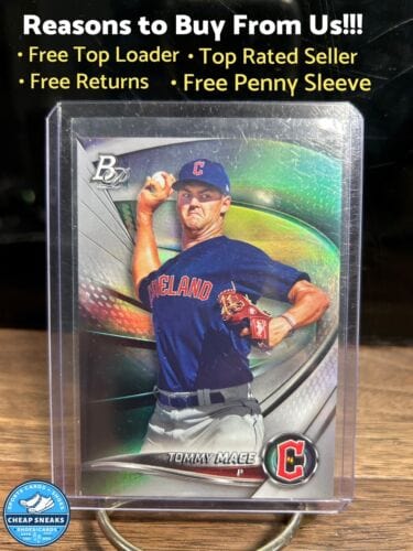 Cheap Sneaks Footwear/Sports Cards Baseball Card Tommy Mace2022 Bowman Platinum Cleveland Guardians Baseball Card#Top-4
