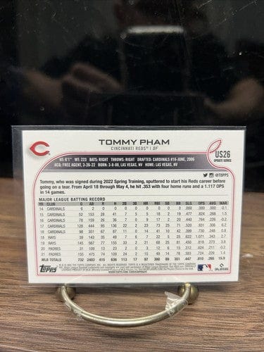 Cheap Sneaks Footwear/Sports Cards Baseball Card Tommy Pham 2022 Topps Update Series Cincinnati Reds BaseballCard #USC2